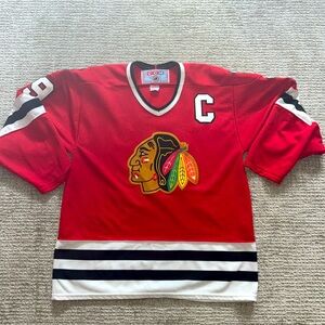 Men’s Classic Authentic CCM Chicago Blackhawks Jersey